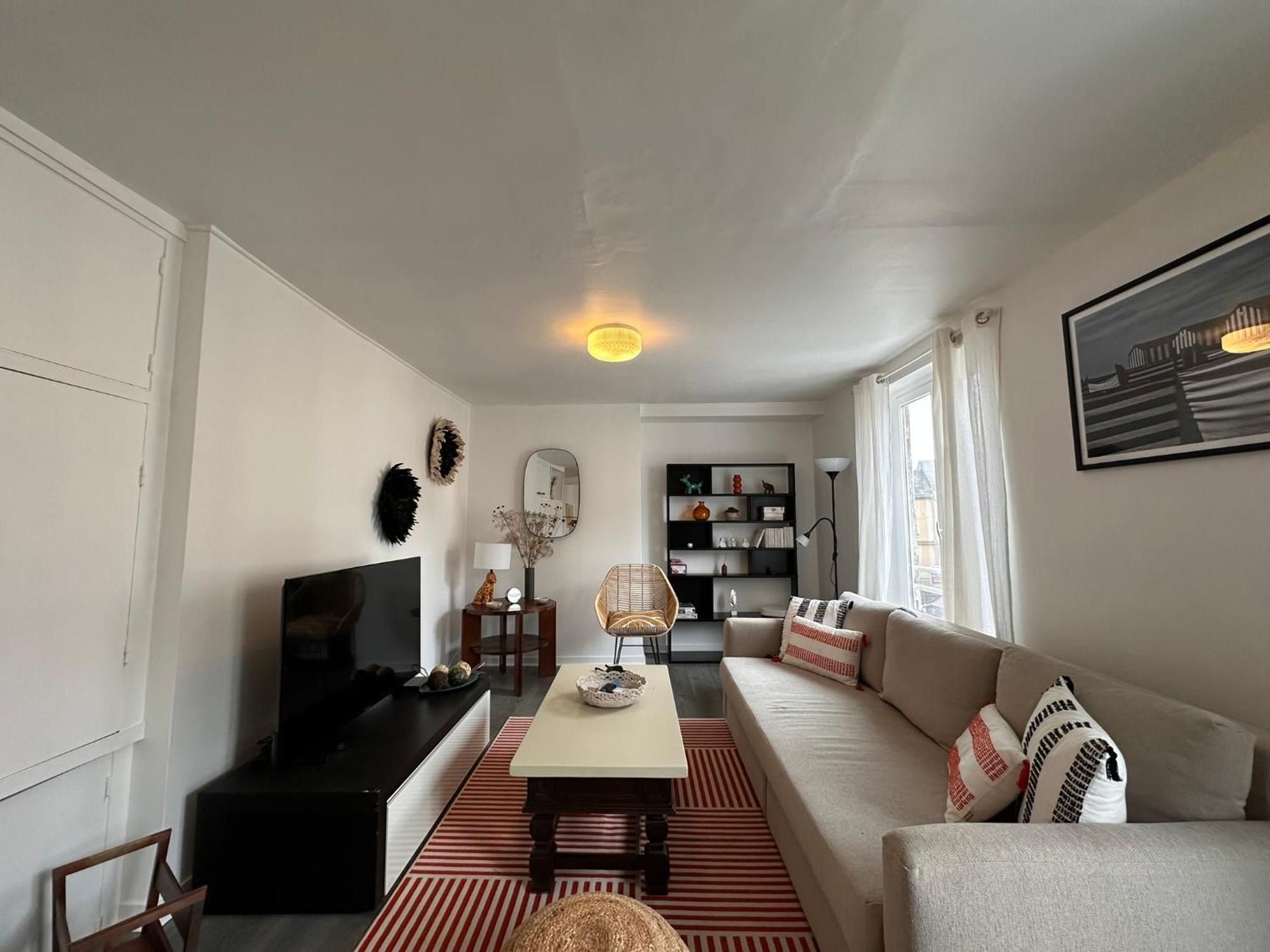 Large Apartment In City Center Honfleur Bagian luar foto